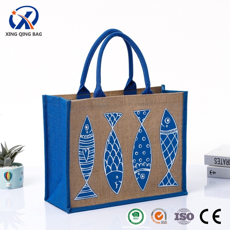 Jute tas met handvat